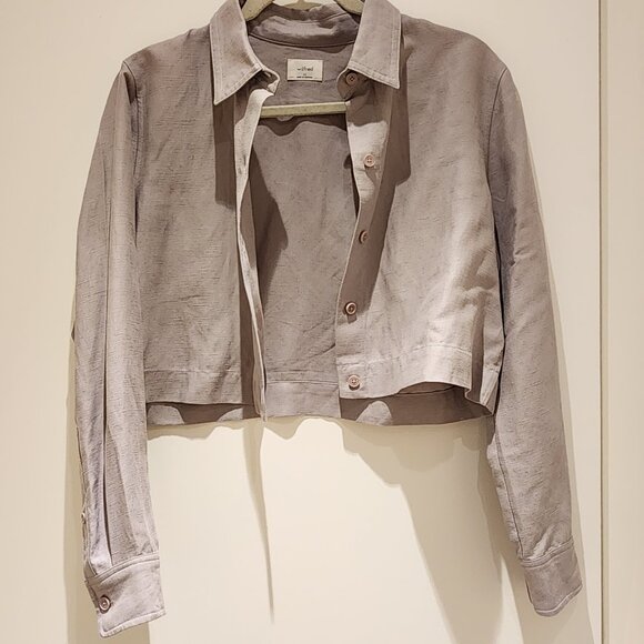 Wilfred Tops - Wilfred Cropped Button Up Shirt